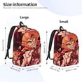 thumbnail image 3 of Canvas Casual Couple Backpacks Hazbin Anime Hotel Backpack Lightweight Funny Daypack Travel Bags Gym Bag, 3 of 7
