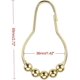 thumbnail image 4 of Shower Curtain Hooks Rings, Stainless Steel Rust-Resistant Shower Curtain Rings and Hooks-Set of 24-Polished Golden, 4 of 5