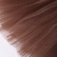 thumbnail image 3 of 3 Layers Tutu for Toddler Girls Tulle Ballet Dance Skirts Princess Fluffy Kids Dress up Birthday Party Coffee, 3 of 7