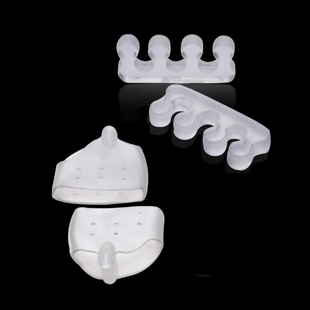 DOACT 2 Pairs/Set Gel Toe Separators & Bunion Corrector with Metatarsal Pads Forefoot Cushion Prevent Callus