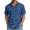 Navy, variant on hotojiny Men's Cargo Shirt Short Sleeve Casual Lightweight Work Tops Button down Shirt Beach Vacation Summer Outfit with Pockets