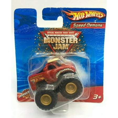 Hot Wheels Monster Jam EL TORO LOCO Speed Demons Collectible Truck (Red)