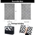 thumbnail image 2 of HUGEAR Outdoor Rugs on Sale Clearance 5'x8' Waterproof Patio Rugs Plastic Straw Rugs Camping Rugs, Porch,Deck Rugs, RV Rugs for outside, 2 of 5