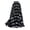 Black, variant on Bold Polka Dot Pleated Maxi Skirt, High Waisted A-Line Flowy Long Skirt, Elegant Accordion Pleat Swing Skirt