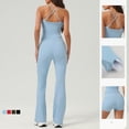 thumbnail image 4 of PISONIC Two Piece Workout Sets For Women Tank Top Matching High Waist Booty Lifting Shorts Gym Yoga Active Wear Outfits, 4 of 9