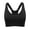 Black, variant on Adjustable Sports Bras for Women: High Support Padded Racerback Sport for Large Bust Workout Running Gym Tank Top,White,M
