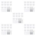 thumbnail image 1 of Wisewang Silicone Nose Pads with Tweezers Screws Embedding Eyewear Accessories Repair Replacement Tools Kit Case Nosepads Set A5 Nosepads Length 13mm 5Set, 1 of 6