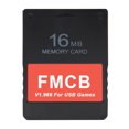 thumbnail image 1 of Tarjeta De Memoria Retro FMCB V1.966 USB HDD Tarjeta de memoria para PS2 PS1 Tarjeta de consolas de juegos (16 MB), 1 of 6