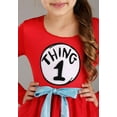 thumbnail image 3 of Dr. Seuss Thing 1 & 2 Girls Costume, 3 of 8