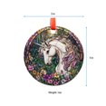 thumbnail image 5 of Ornament Window Hanging, Unicorn Flowers Suncatcher for Doors Home Sun Catchers Decoration and Christmas, Mother's Day Birthday Gifts for Women, Men, and Mom, 2025, Seasonal, 5 of 5