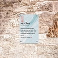 thumbnail image 2 of NOETE Metal Tin Sign for Mom 12x16 Inch Mother Definition Wall Art, Heartwarming Home Decor for Office, Bedroom, Living Room Perfect Mothers Day, Birthday, Thank You Gift for Women, 2 of 8