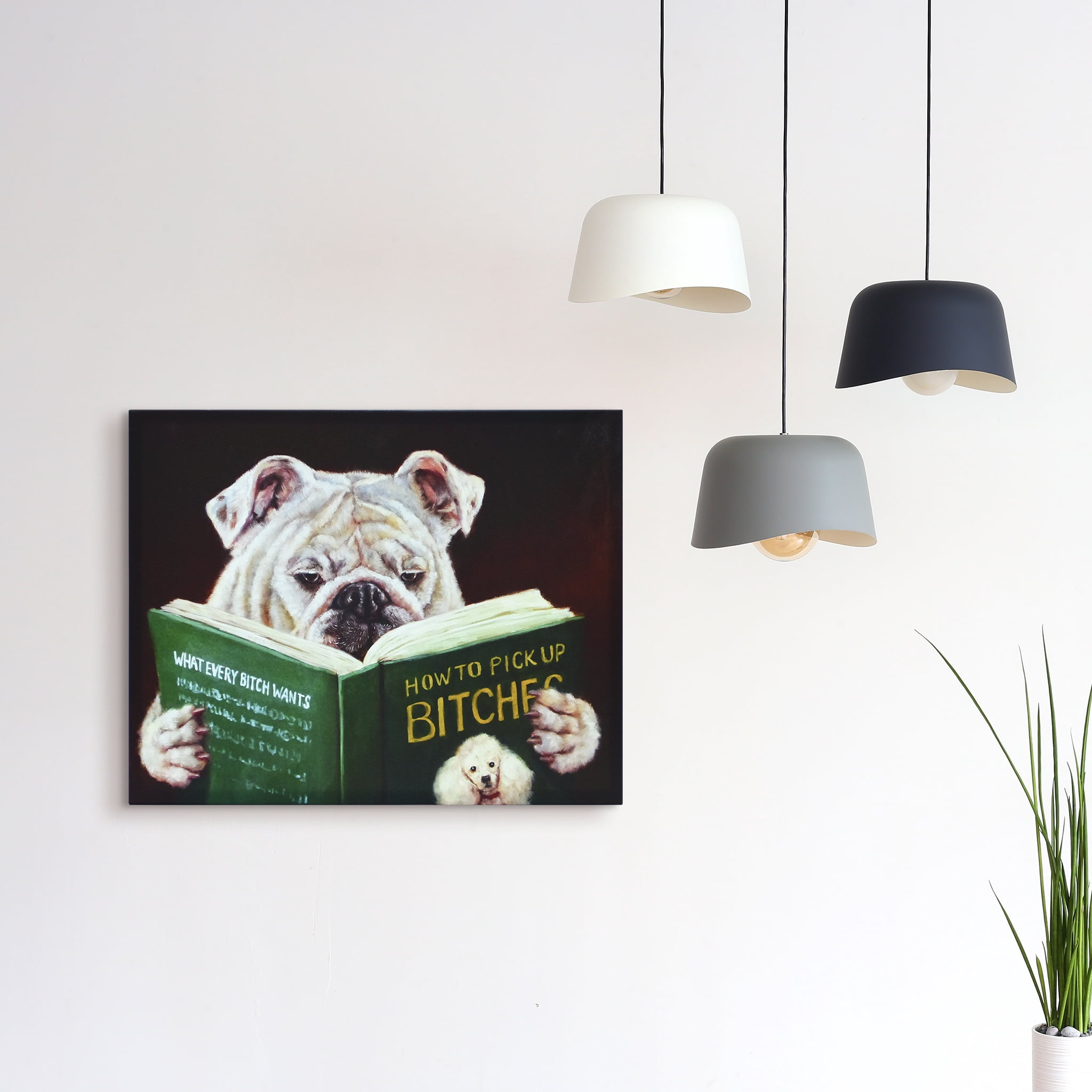 Empire Art Direct Casanova Graphic Art Print on Wrapped Dog Canvas Wall Art, 16" x 20" x 2", Ready to Hang