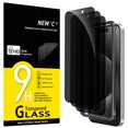 thumbnail image 1 of Protector de pantalla NEW'C para iPhone 15 Pro Max de 6,7" con privacidad, pack de 3, 1 of 7