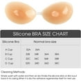 thumbnail image 7 of Adhesive Bra Strapless Sticky Invisible Push up Silicone Bra for Backless Dress, 7 of 7