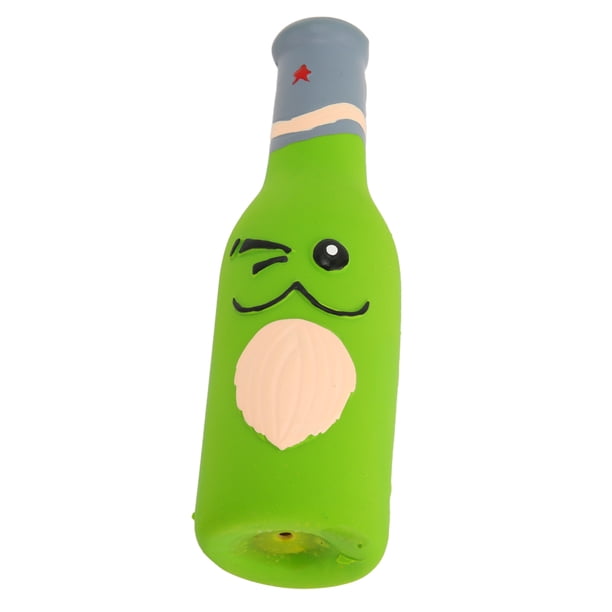 Botella De Vino Juguetes Para Mascotas, Resistente Al Desgaste, Portátil, Suave, Lindo Látex, Alivia El Aburrimiento, Juguetes Para Mascotas Chirriantes, Limpieza De Dientes Para ANGGREK Otros