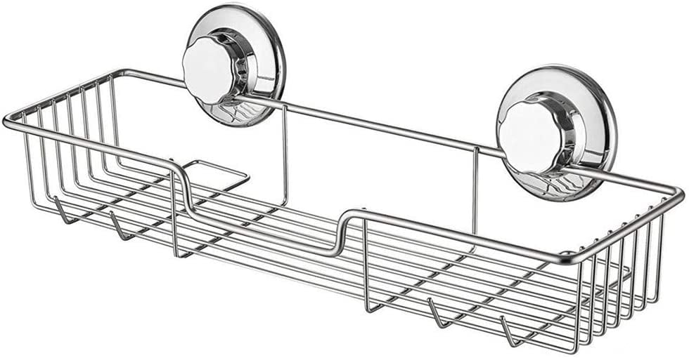Bath Shelf Storage Combo Organizer Bask ARCCI Powerful Suction Cup Shower Caddy 