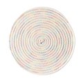thumbnail image 1 of CAROOTU Round Cotton Linen Cup Coaster Heat Resistant Dining Table Plate Mat for Home Protects Table from Burnt out 11/18/24cm, 1 of 7