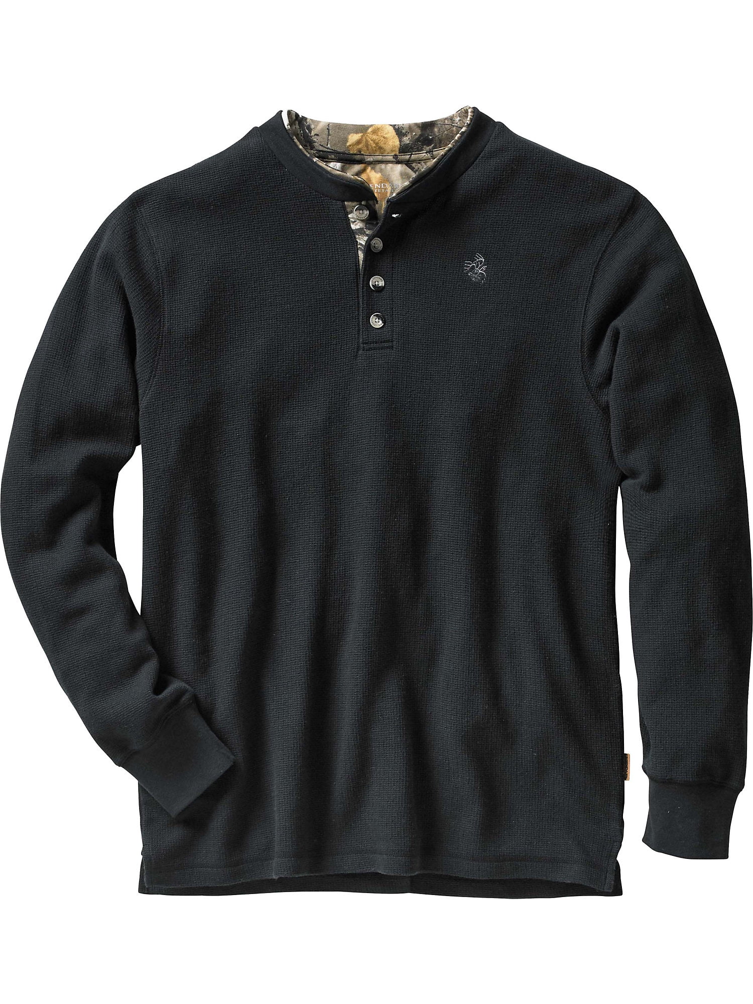 Henleys Clothing Shirts Legendary Whitetails Mens Summit Double Collar