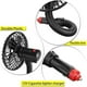 thumbnail image 4 of sweethay Ventilador universal para coche, solución de refrigeración fiable fácil de instalar para cualquier vehículo, ventilador portátil Automoción decorativa y accesorios, 4 of 6