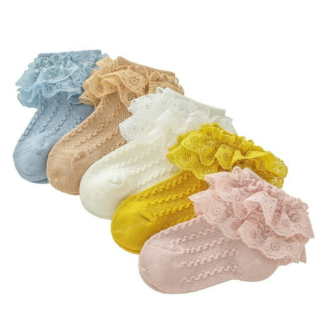 Baby Girl Socks Lace Ruffle Kids Girls Socks Newborn Infant Baby Socks