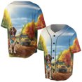 thumbnail image 3 of Goodbye Summer English Springer Spaniel Hello Fall Time for School All Over Print 3D Baseball Shirt Springers Dog Lover Gifts Softball Sport - 02014, 3 of 6
