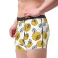 thumbnail image 2 of Uemuo Gold Dots and Leaves Pattern Men's Boxer Briefs,Trunk Anti-Chafing,Comfortable, Durable, and Stylish Underwear-X-Large, 2 of 9