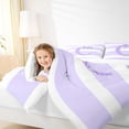 thumbnail image 5 of Homewish Teens Monogrammed Bedding Comforter Set, Initial C Letter Twin Comforter Sets, Kawaii Princess Bow Bedding Set, Breathable Home Decor, 2pcs, 5 of 9