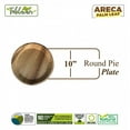 thumbnail image 2 of Deep Round Pie Plate|Bio Mart Areca Palm Leaf Plate|Natural, Eco-friendly, Heavy Duty, Re-usable, Backyard Compostable Biodegradable, Disposable supply|Theme Party, Wedding|Pack of 10, 50 or 100, 2 of 5
