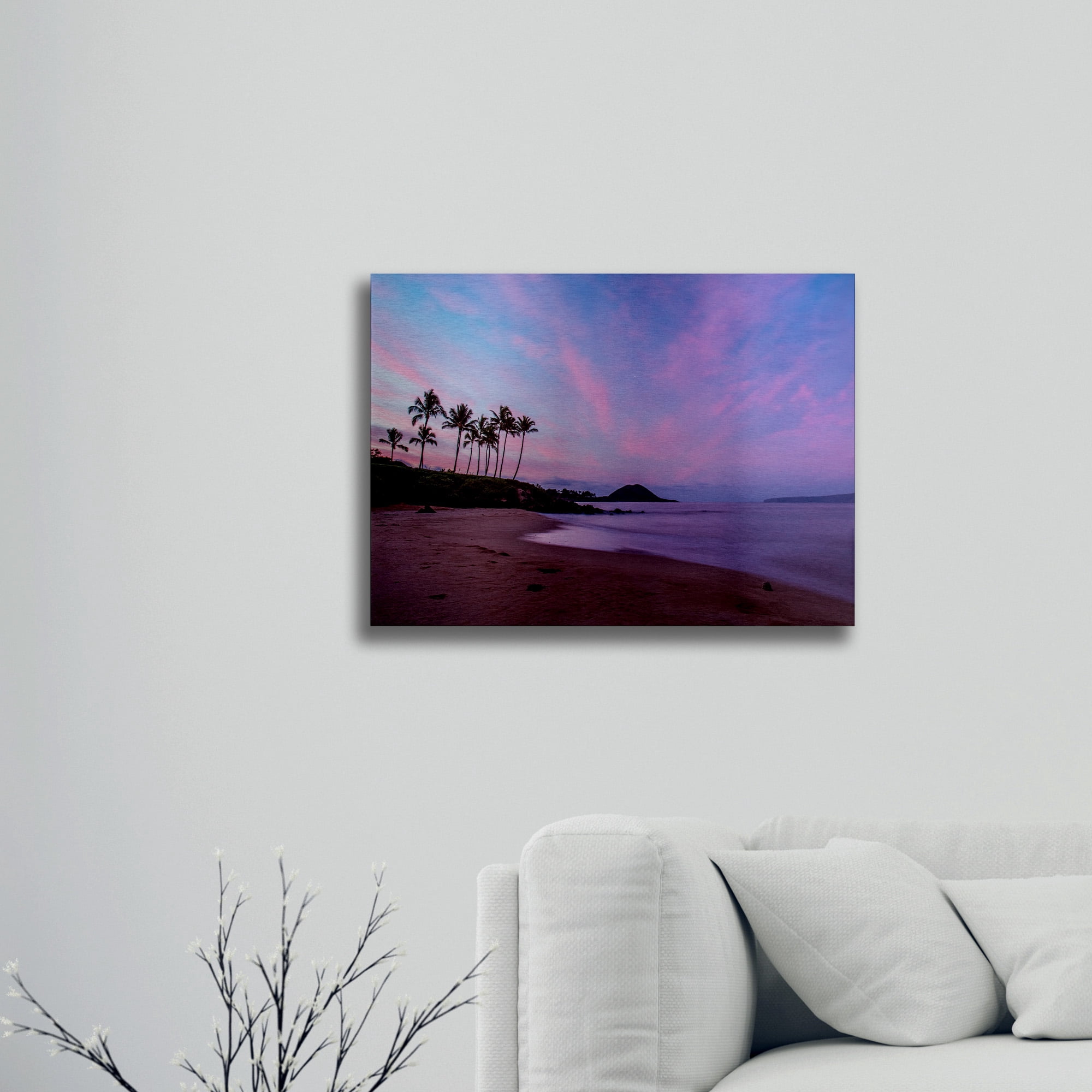 Trademark Fine Art 'Secret Beach' Brushed Aluminum Wall Art Art by Pierre Leclerc