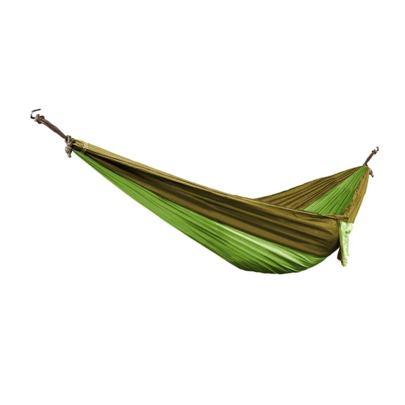 Bliss Hammocks To Go Hammock in a Bag Travel Hammock, Rip-Stop Polyester Dual-Color Fabric, Portable Camping Hammock, Supports up to 260-Pounds for Camping, Hiking and Outdoors-Forest Green