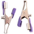 thumbnail image 4 of 10pcs reusable ECG/EKG alligator clip electrodes for animals, pets, dogs, cats and veterinary, used to fix cables, 4 of 5