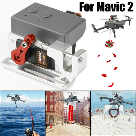 Drone Clip Payload Delivery Drop Transport Device For DJI MAVIC 2 (Best Device For Mavic Pro)