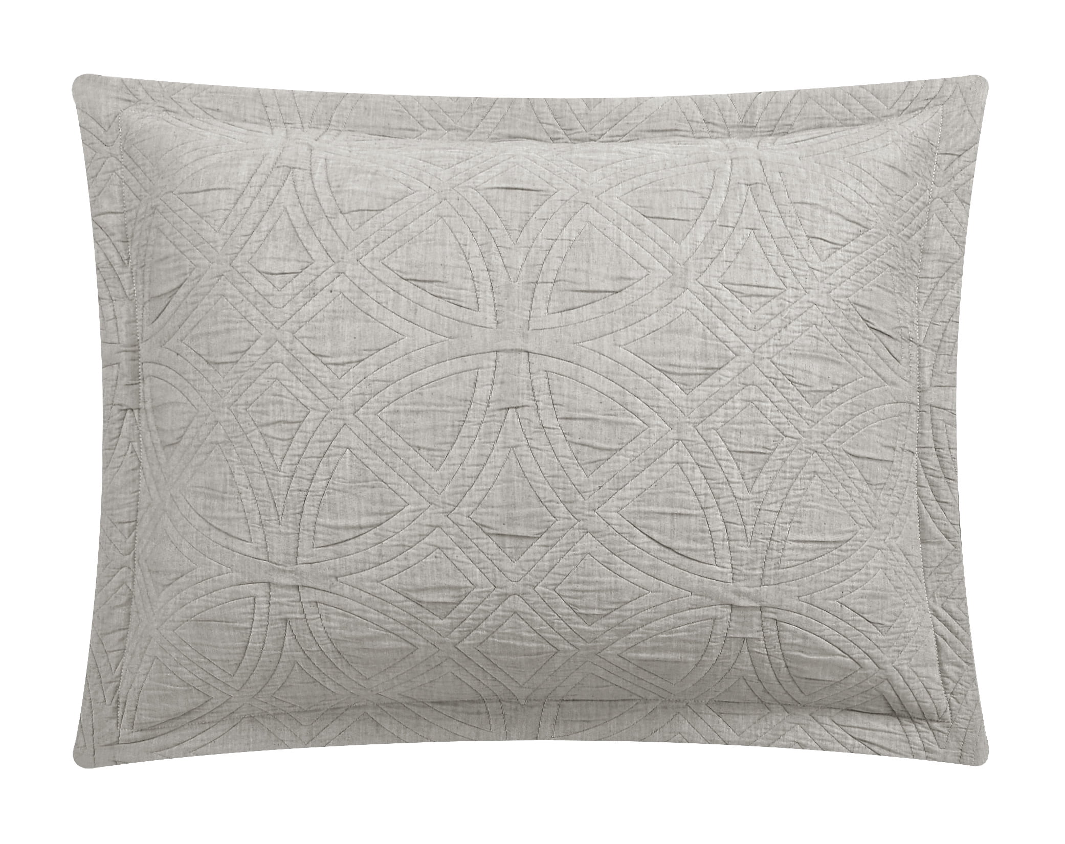 Chic Home Orson 9-Piece Geometric Cotton Comforter Set, King, Grey