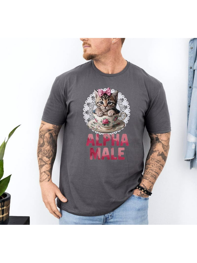 Funny Cat Meme Unisex T-Shirt, Alpha Male Kitten Tee, Boyfriend/Father/Mom  Gift, Cat Lover Shirt, Cat Gift, Softstyle - Walmart.com