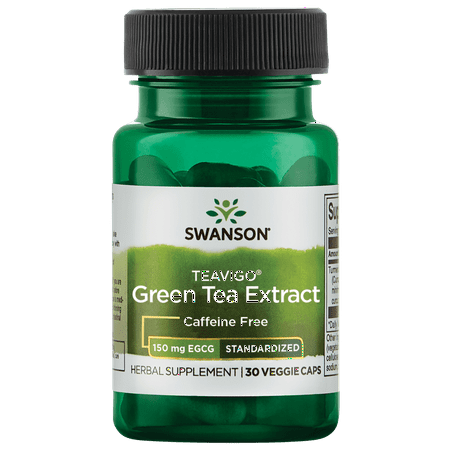 Swanson Teavigo Green Tea Extract 30 Veggie Capsules