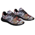 thumbnail image 6 of Santa Claus On the ChriStas Train American flag Shoes Sneakers for Women Men Black Size 9, 6 of 7