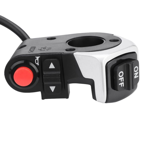 3 IN 1 Electric Bike Front Light, Horn and Turning Light Electric Bicycle Switch LED Tail Light DIY ON/OFF Switch TAPDRA Spare Part