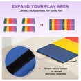 thumbnail image 4 of FDW Gymnastics Mats Foldable Tumbling Mats Portable Gymnastics Exercise Mat Thick Gymnastics Tumbling Mats Pad Home Exercise Panel Mat With Carrying Handles, 4 of 7
