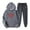 Gray, variant on hotojiny Women's Casual Sweatsuit Two Piece Outfits Cute Heart Hoodies Sweatshirt with Joggers Pant Outfit Tracksuit Workout Sets