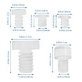 thumbnail image 2 of 150 Pcs Pare-Chocs Anti-Collision Emboîtés pour Porte d'Armoire, 2 of 7