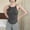 Gray, variant on jobturf Womens Pajamas Tops with Built in Bra Spaghetti Strap Tank Top Casual Sleeveless Night Shirts Slim Fit Pjs Shirts Breathable Comfy Sleepwear