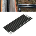 thumbnail image 4 of Bâtons de Bâche Assemblés, Structure Stable Noire Mate en Aluminium Extérieur avec Sac de Rangement pour la Randonnée, 4 of 8