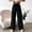 *Black, variant on ClodeEU Women's Elastic Waist DFrayedstring Wide Leg Cargo Pants,Loose Casual Streetwear Pants with Pockets Beige,Women's Plus L