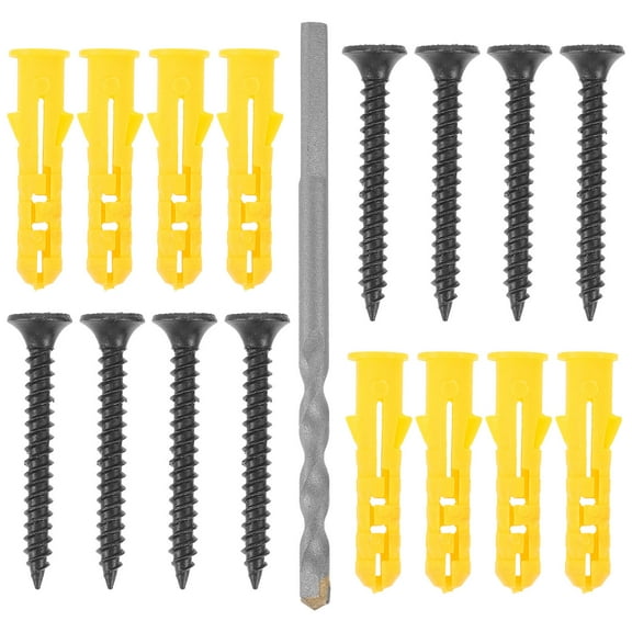 NICEXMAS wall anchor bolts Wall Anchor and Screw Kit Steel for DIY Enthusiasts 1 Set