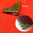 thumbnail image 2 of 10 Pieces Antique Guard Desk Edge Cover Metal Scrapbook Corner Wooden Furniture Edge Protector, 2 of 8