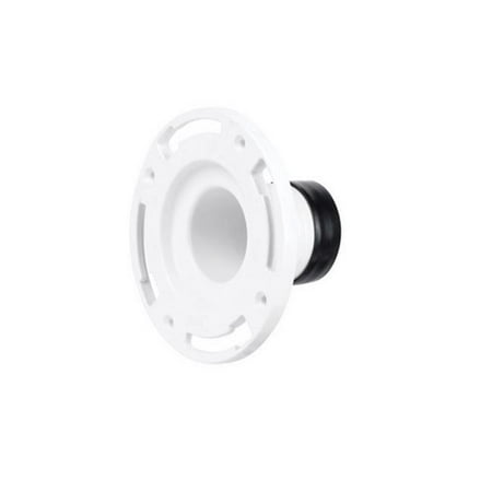 Oatey Closet Flange - OATEY 43654 Flange, Twist-N-Set(R), Closet, 3 In, PVC