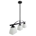 thumbnail image 1 of Lampara De Techo Luz Ideal, Colgante Lineal Negro 3 Luces., 1 of 5