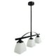 thumbnail image 1 of Lampara De Techo Luz Ideal, Colgante Lineal Negro 3 Luces., 1 of 5
