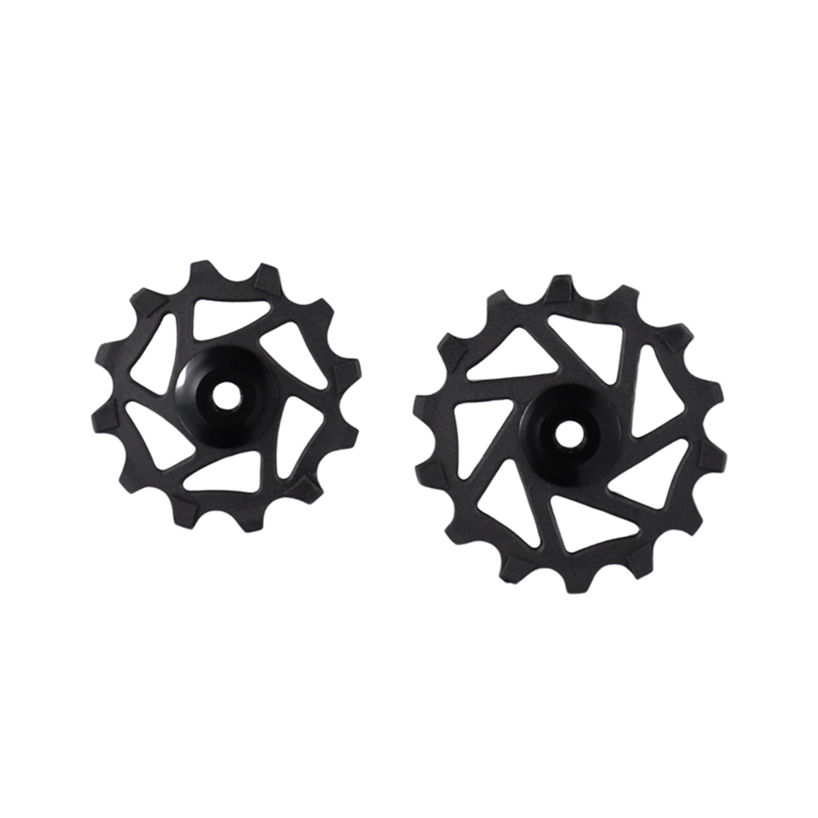 2pcs Bike Pulley Resin Material 12T+14T Narrow Wide Ceramic Bearing Rear Derailleur Pulley Jockeywheel For Shimano SRAM AXS
