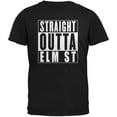 thumbnail image 1 of Halloween Straight Outta Elm Street Black Adult T-Shirt, 1 of 1